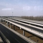 A shot I took of the empty Airport Highway in Beijing during Spring Festival 2011.