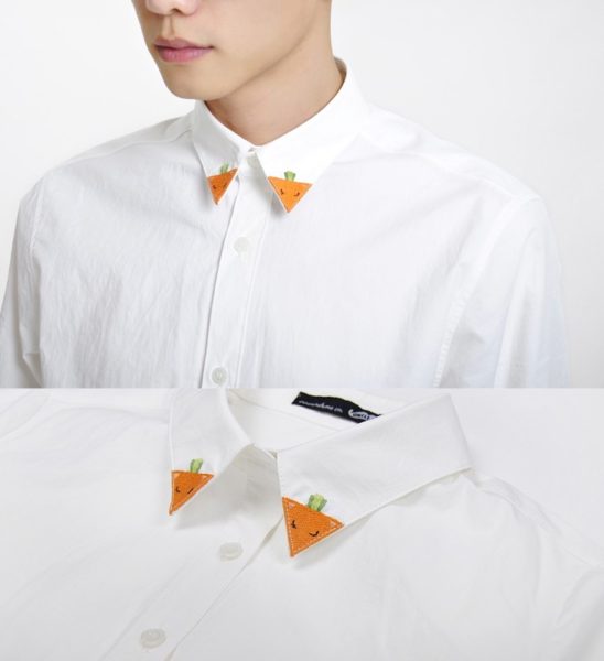 Fox collar shirt photo