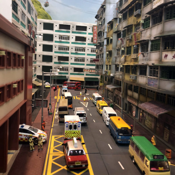 Hong Kong street scene by Tiny